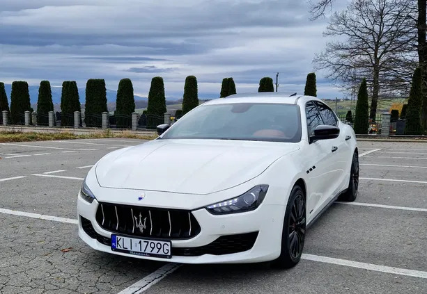 Maserati Ghibli cena 198000 przebieg: 53000, rok produkcji 2018 z Kraków małe 301